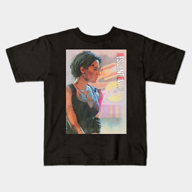 Jill Valentine Kids T-Shirt by ZNEVA